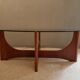 Designer coffee table Hugues Poignant 1960