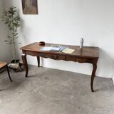 Table de ferme bureau noyer XIXème