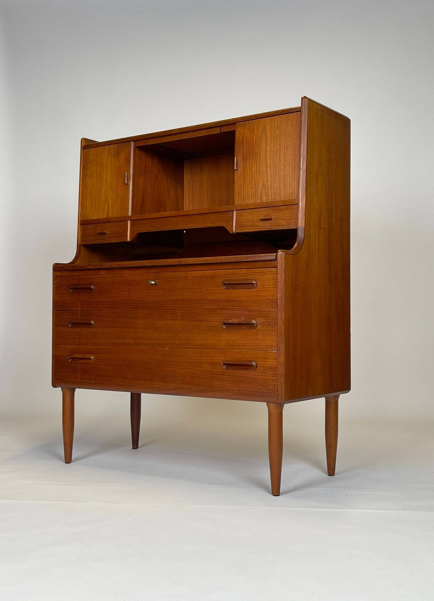 Teak grand secretary from the 1960s.