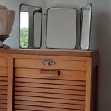 Triptych barber mirror