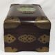 Chinese jewelry box in jade inlaid wood