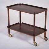 Rosewood Table Plateau by Poul Hundevad for Vamdrup, Denmark, 1960s