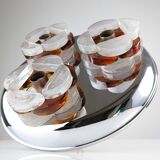 Murano glass ceiling lamp by Albano Poli for Poliarte 1970s