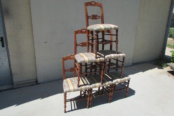 6 chairs in Cherry, 19th