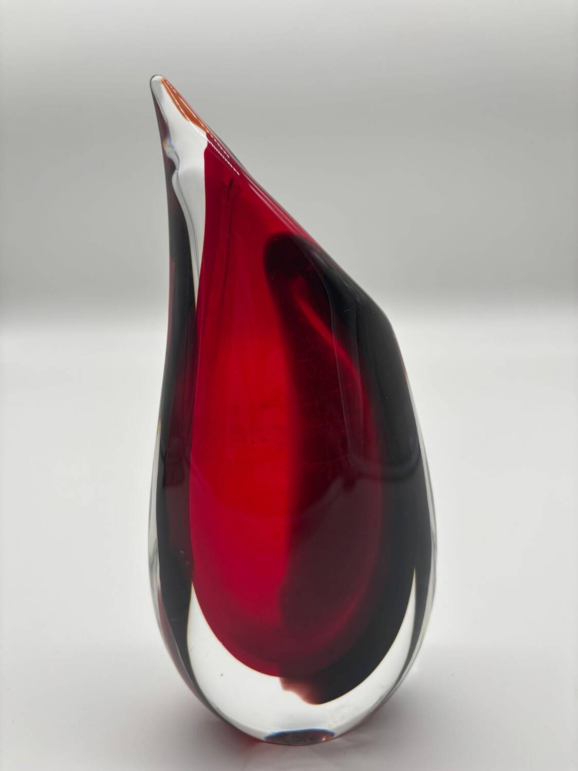 Murano vase "sommerso" signed Oball – Italian art glass