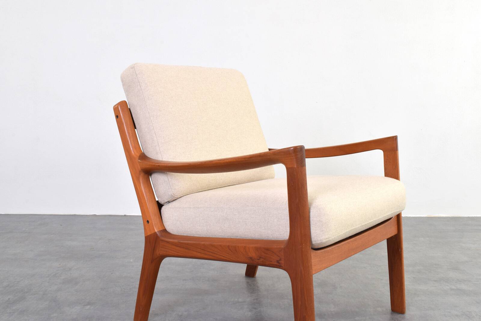 Fauteuil Senator en teck danois des années 50 par Ole Wanscher pour Cado, 1960
