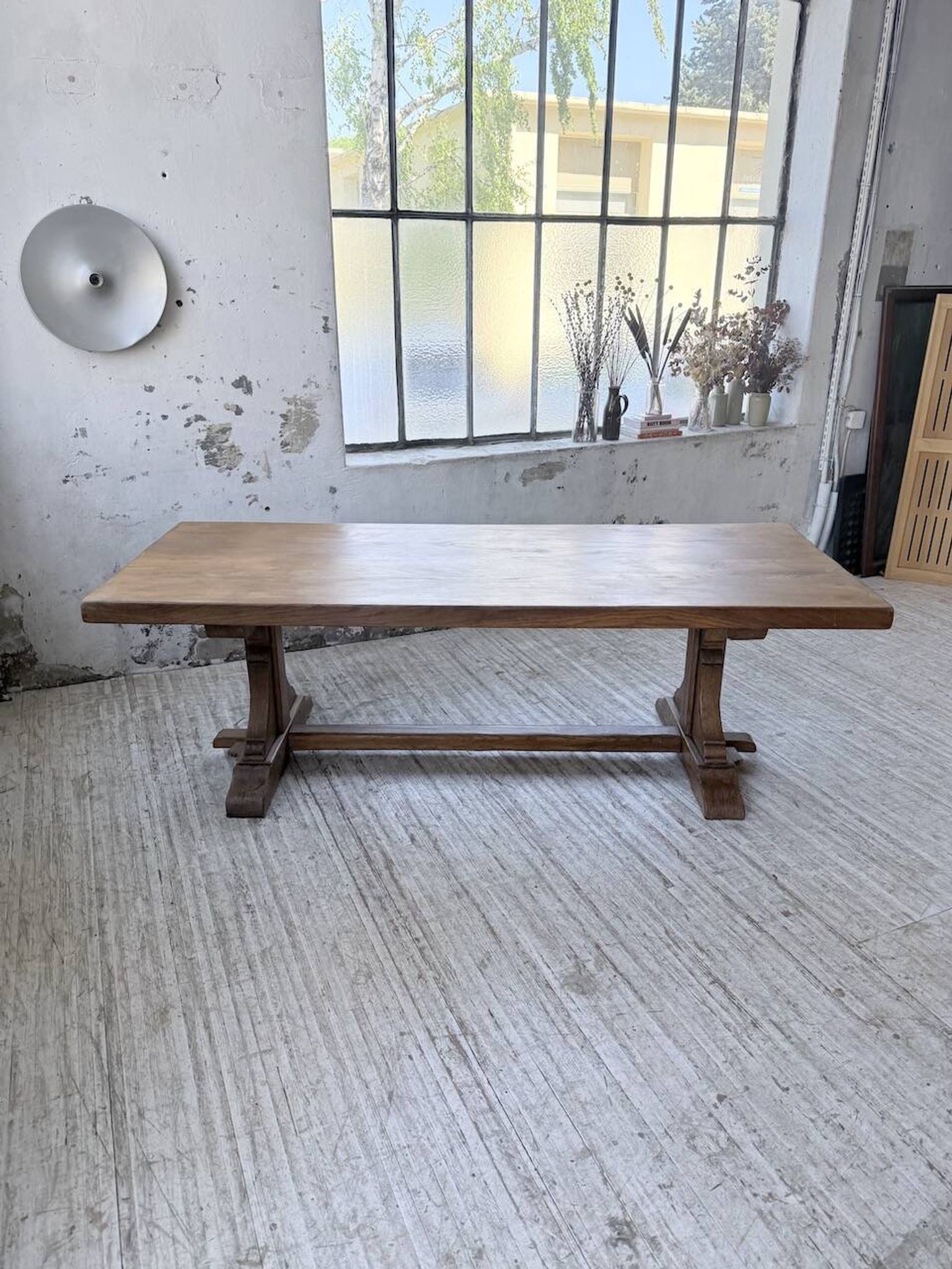 Table monastère chêne 1950 XXL