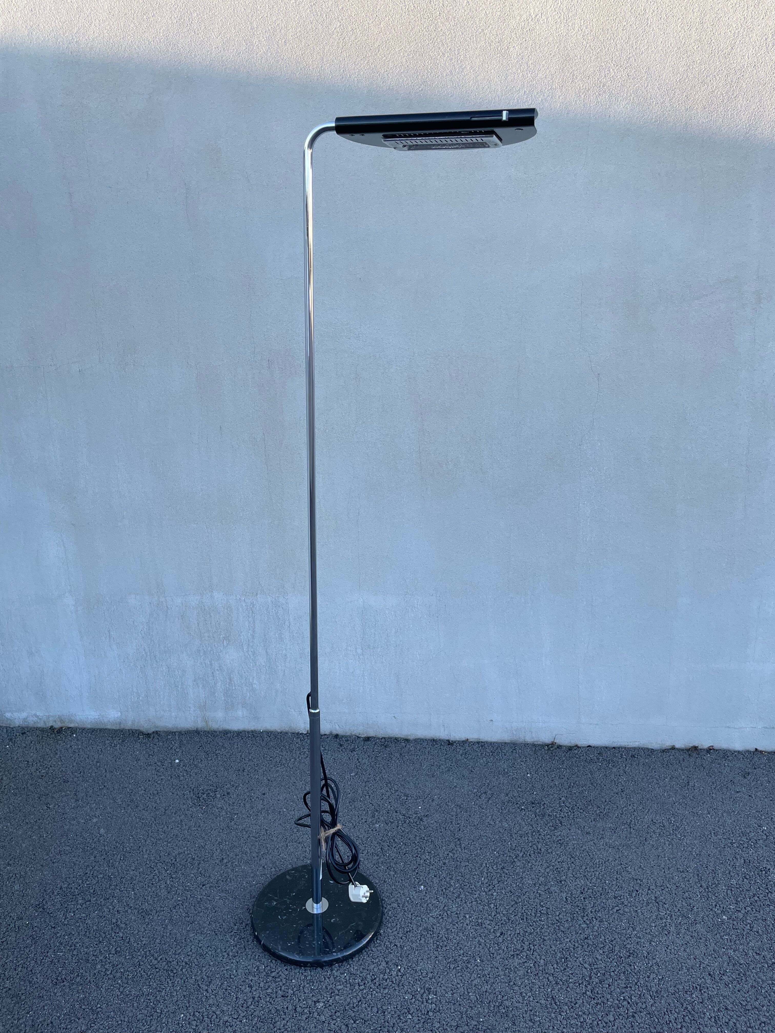 Mezzaluna floor lamp by Bruno Gecchelin for Skipper and Pollux 1974