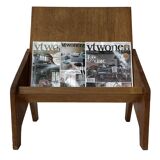 Vintage Bin Standing Magazine Rack Record Holder