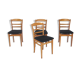 Set de 4 chaises en chêne, carl Malmsten, Suède, 1970