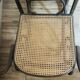 Rocking chair in wood and cane