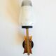 Vintage tulip wall sconce