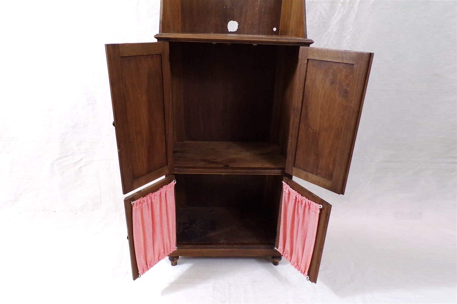 Former radio and music locker furniture