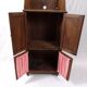 Former radio and music locker furniture