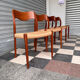 Set of 4 Møller 71 chairs