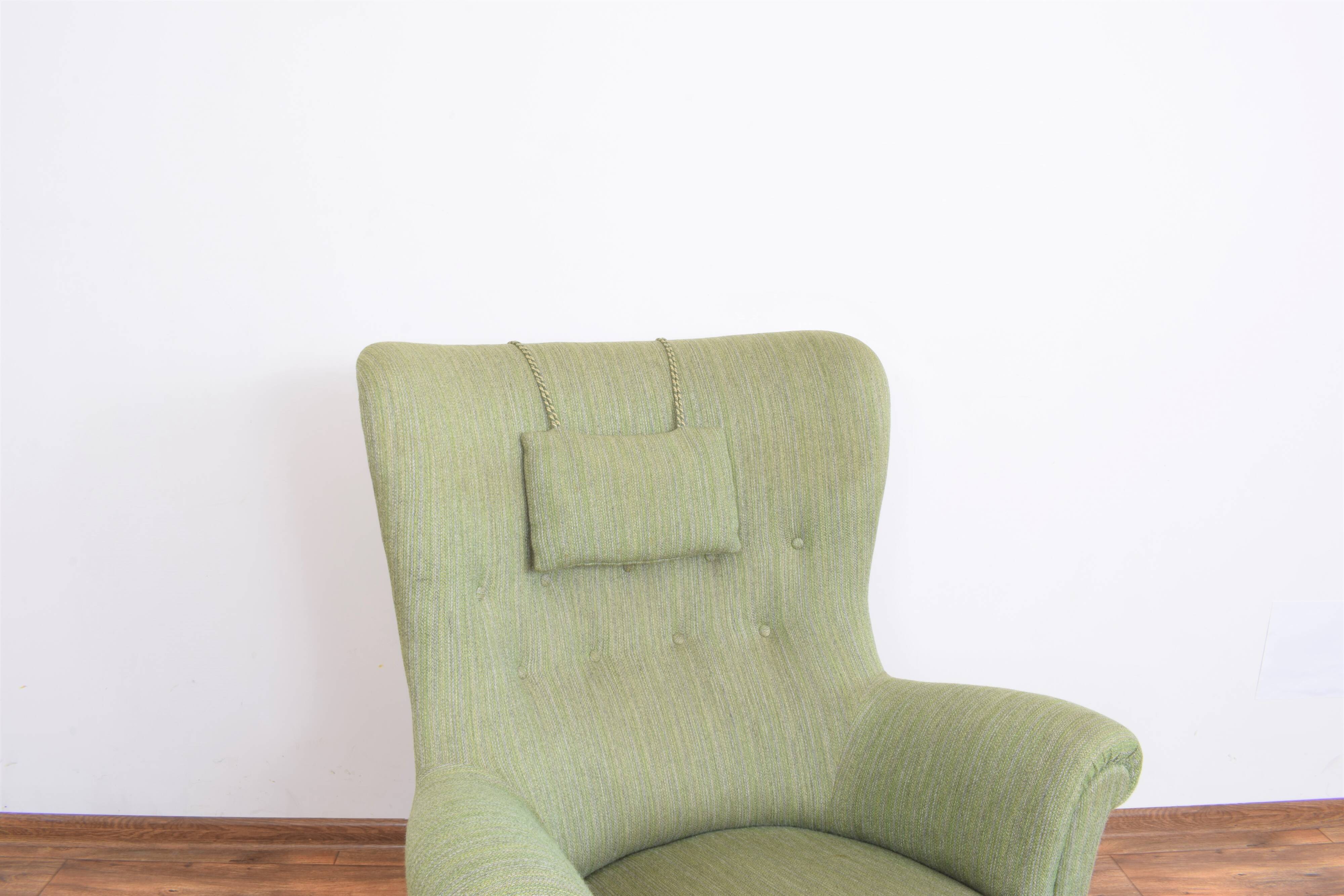 Mid-Century Swedish Teak Armchair, 1960s.