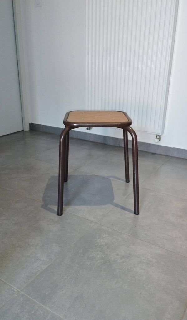 4 tabourets Mullca indus, atelier, école époque vintage