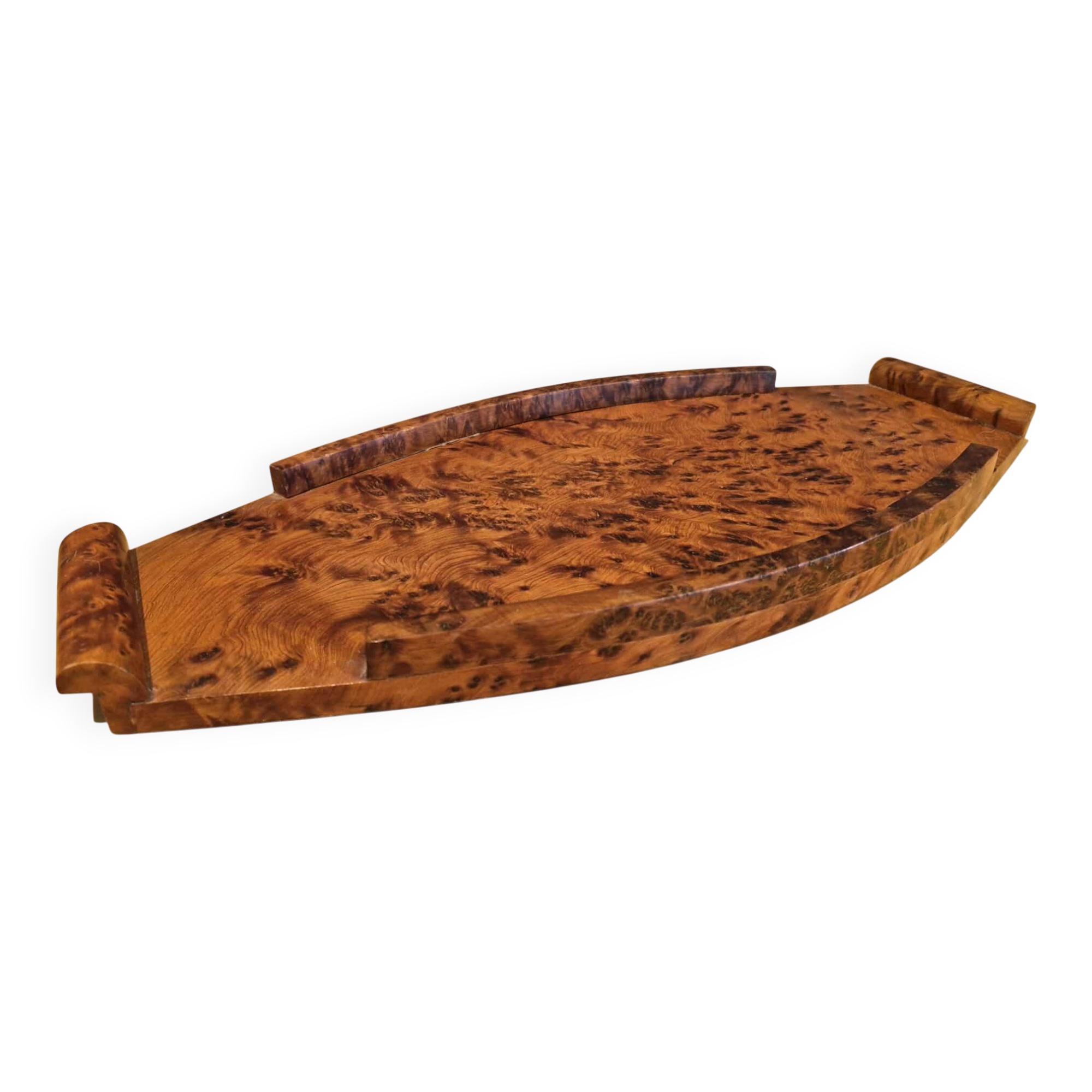 Office organiser / Wooden thuya catchall