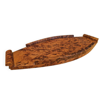 Office organiser / Wooden thuya catchall