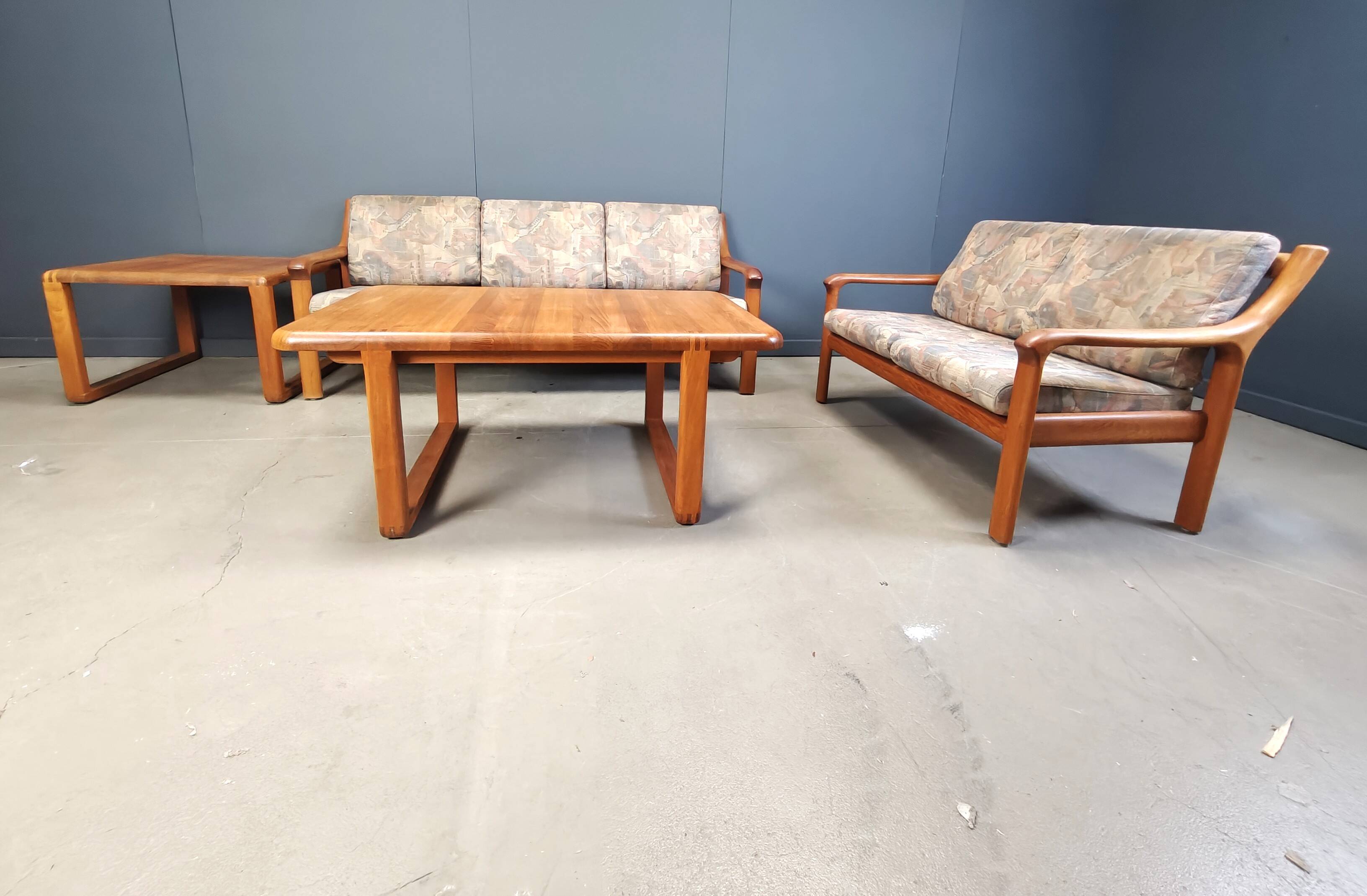 Mid century scandinavian sofa set, 1970s