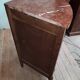 Corner cabinet with marble top