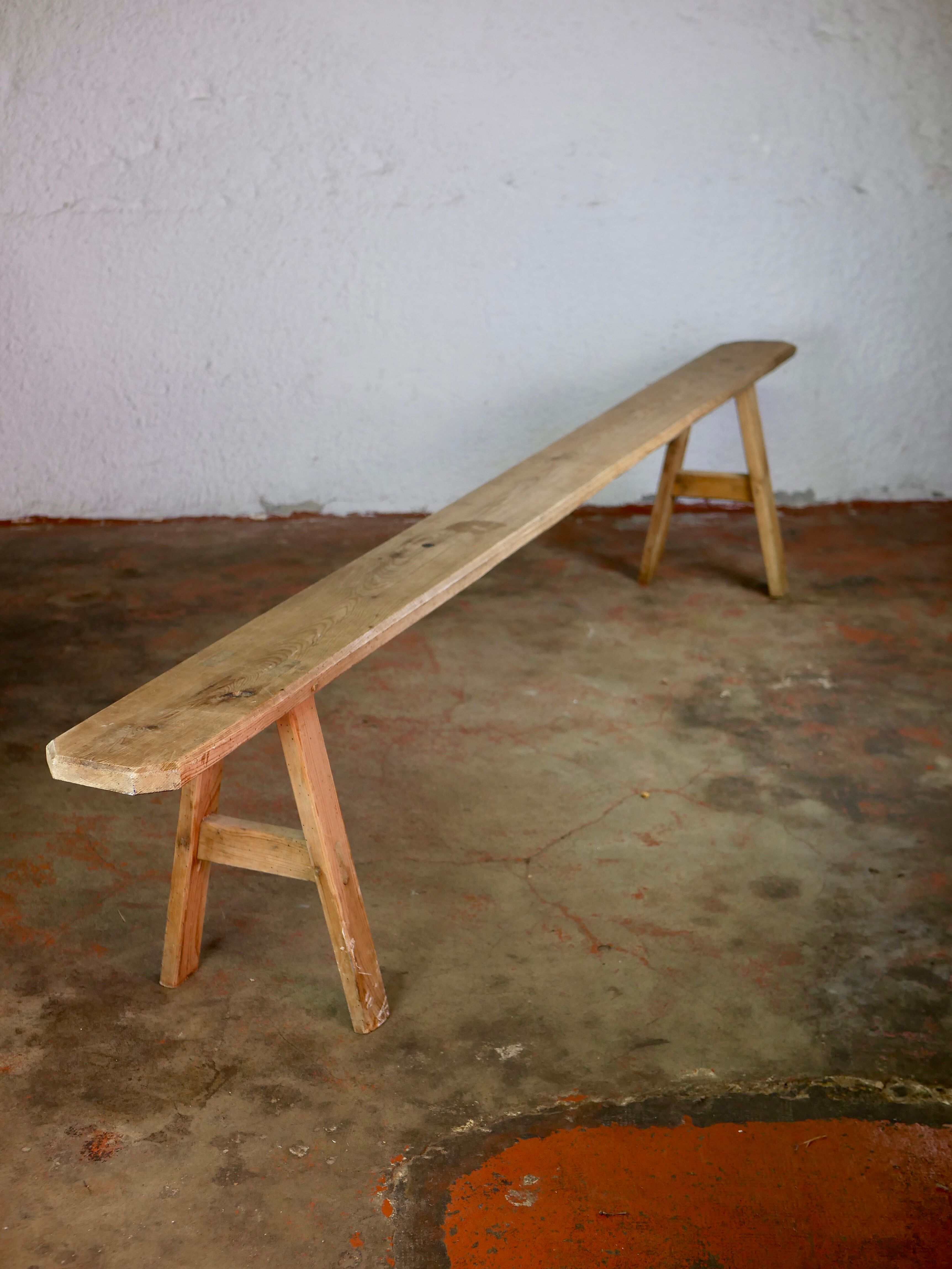 Auvergne oak bench