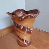 Vase fat lava signed Baudin 70s