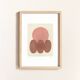 Illustration abstraite - cloud - h479 - signée eawy