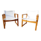 Paire de fauteuils style scandinave, années 70-80