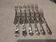 12 silver-plated dessert forks, Ercuis silversmith, Louis XV 29
