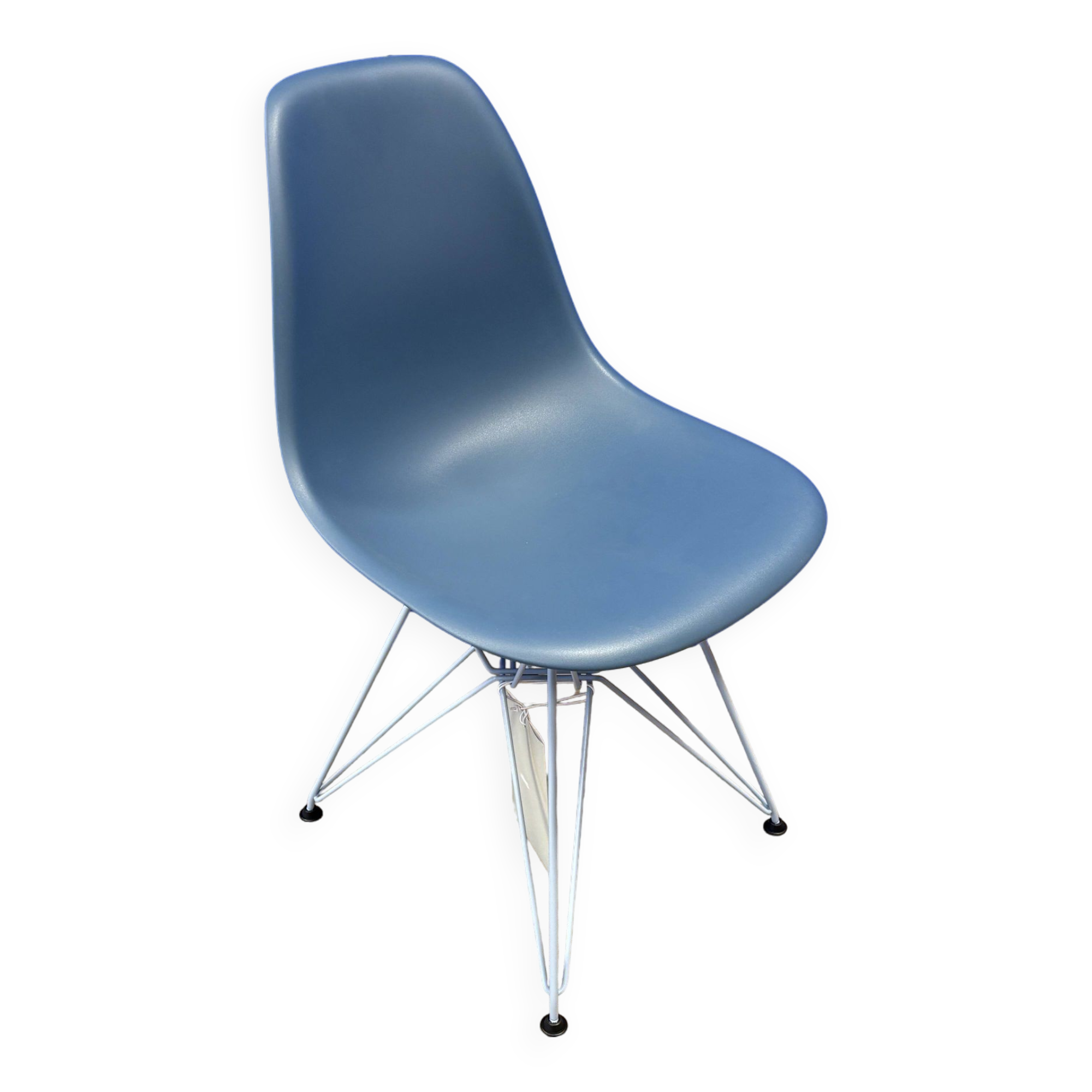 Eames DSR Colors Chair Sky Blue Legs / Sea Blue Shell - Vitra