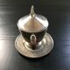 Classic silver metal creamer