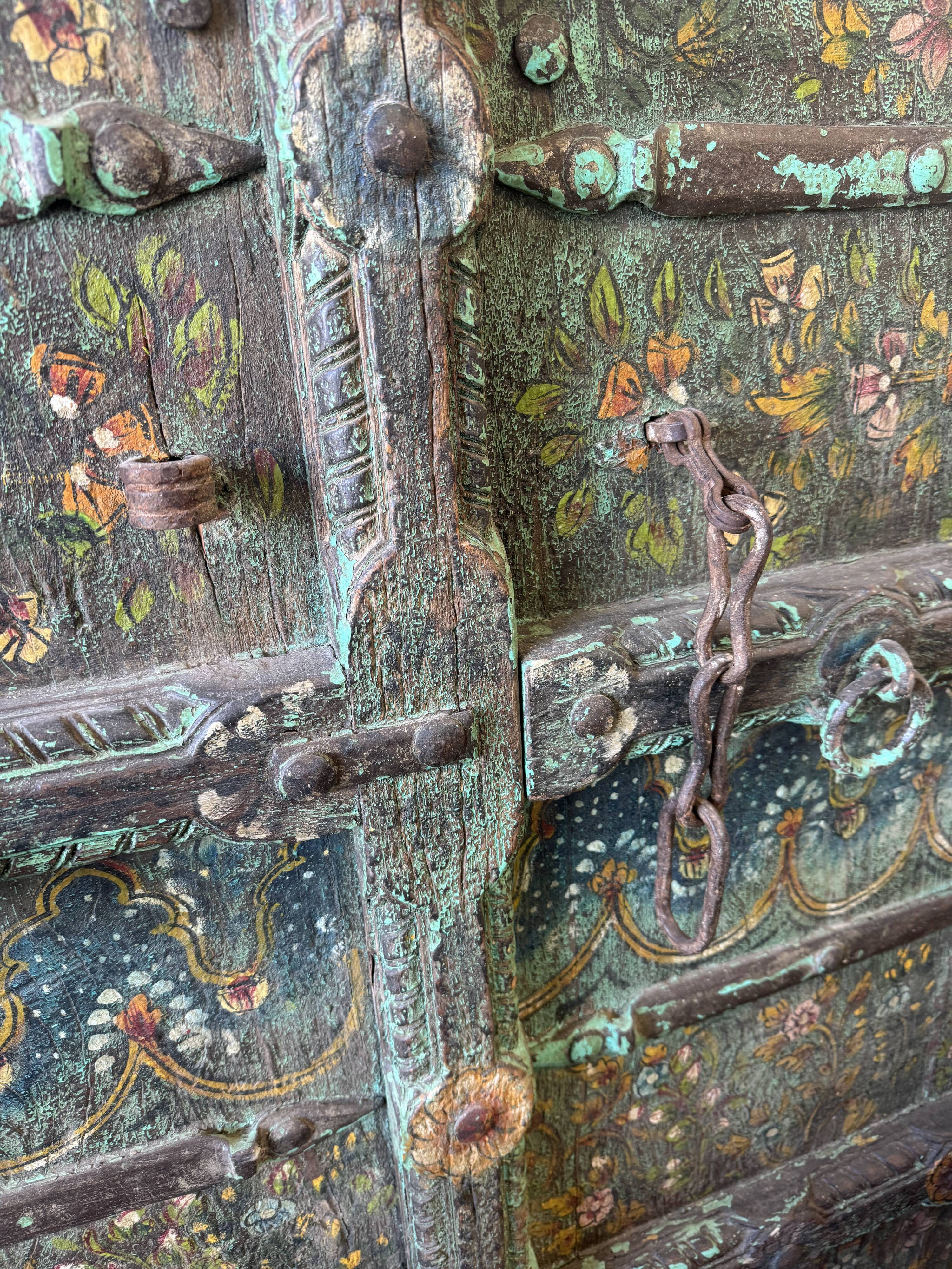 Mhurdiya - Antique Indian Painted Door No.3
