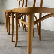 Set de trois chaises bistrot