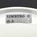 Large Minimalist Opaline Glass Shell-Shaped Wall Light from Limburg, Germany, 1970s