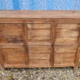 Ancien buffet vitré en teck