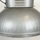 Oval industrial polish factory pendant lamp from mesko, 1970s