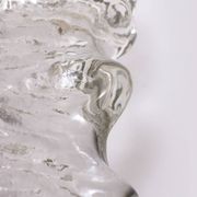 Large wall lamp Peil & Putzler ice glass, 1960 Germany