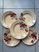 Set of 5 "Annie" Luneville eyelet plates.