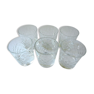 Set of 6 bourbon cups