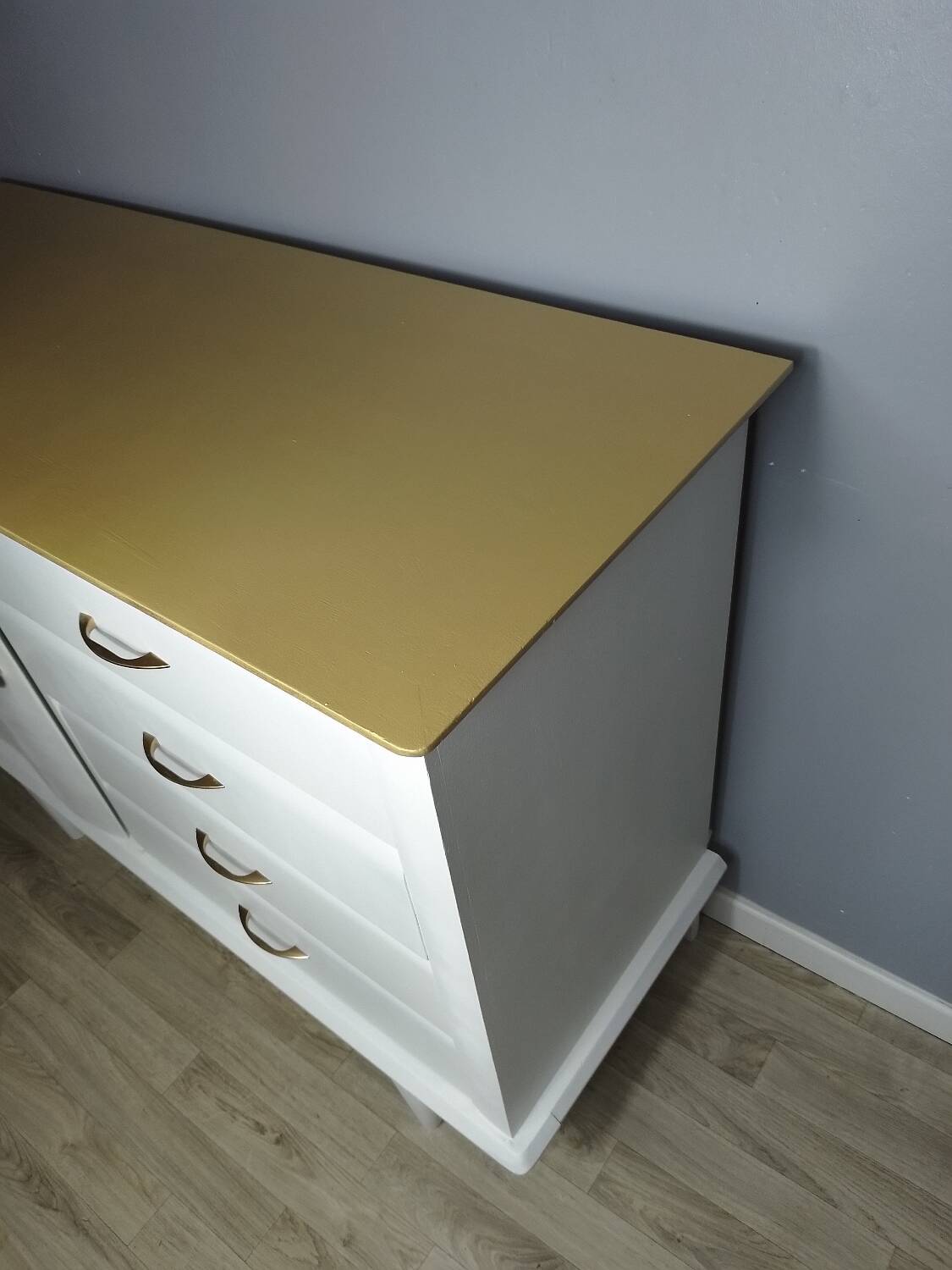 Restored vintage buffet chest.