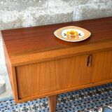Vintage Scandinavian teak sideboard, 1960.