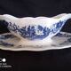 Set of a gravy boat and 2 Sarreguemines ceramic ravines, Derby model