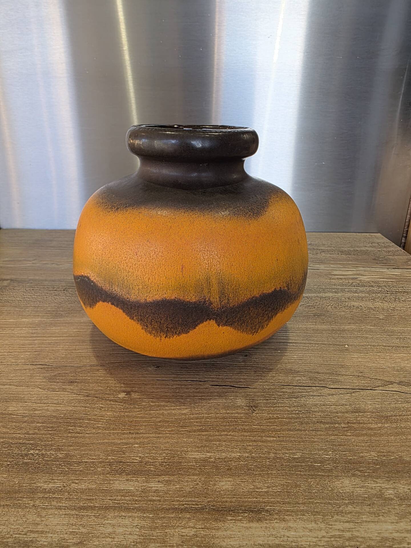 Ball vase West Germany Scheurich 204 Fat Lava