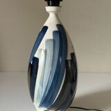 Vintage ceramic terracotta lamp 80s 90s