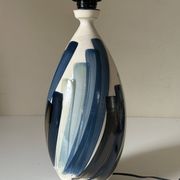 Pied de lampe terre cuite céramique vintage années 80 90