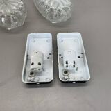 Set of Two 'BUBBLE' Glass Wall Lights in the Tynell Style, Germany, 1970s