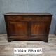 Buffet from the Louis Philippe era in solid walnut, dating from the 19th century.