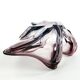 Sommerso bowl, mid-century modern, purple glass, Murano, Italy, 1950s