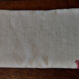 Old hemp sheet monogram eh 195 x 285 cm